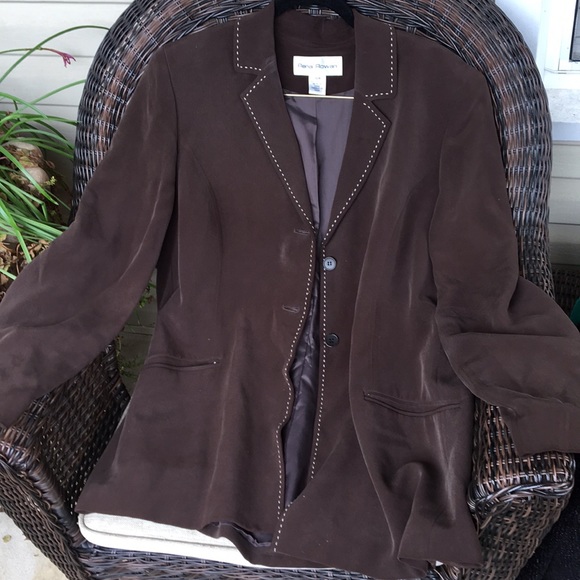 Rena Rowan Jackets & Blazers - Rena Rowan Chocolate Blazer 16